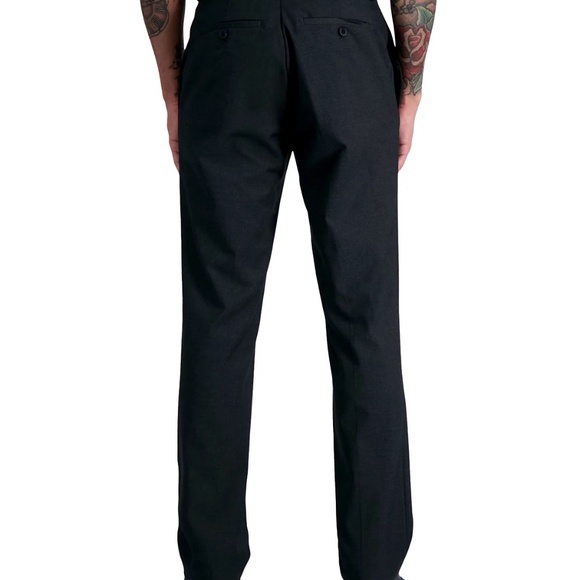 Reaction Kenneth Cole Men's Slim-Fit Stretch Premium Textured Weave Dress Pants - Picture 2 of 11